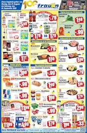 Frischemarkt Frauen Supermarkt Prospekt der aktuellen Woche mit 2 Seiten, gültig von 31.08.2026 bis 05.09.2026, in Nortorf und Umgebung Aktueller Frischemarkt Frauen Supermarkt Prospekt in Nortorf und Umgebung, "Top Angebote" mit 2 Seiten, 31.08.2026 - 05.09.2026