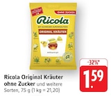 Original Kräuter ohne Zucker bei EDEKA im Iggingen Prospekt für 1,59 €