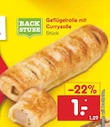 Geflügelrolle mit Currysauce im Netto Marken-Discount Prospekt Geflügelrolle mit Currysauce von Backstube im aktuellen Netto Marken-Discount Prospekt für 1,00 €