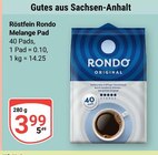 Rondo Melange Pad Angebote von Röstfein bei GLOBUS Hof für 3,99 €