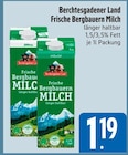 Frische Bergbauern Milch 1,5% Fett bei E xpress im Bayrischzell Prospekt für 1,19 €