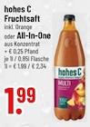 Orange im Trinkgut Prospekt Orange von hohes C im aktuellen Trinkgut Prospekt für 1,99 €