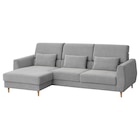 3er-Sofa mit Récamiere links/Tallmyra weiß/schwarz mit Récamiere links/Tallmyra weiß/schwarz Angebote von SLATORP bei IKEA Ulm für 899,00 €