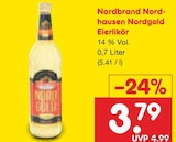 Nordgold Eierlikör von Nordbrand Nordhausen im aktuellen Netto Marken-Discount Prospekt