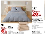 Drap housse en promo chez Super U Le Mans à 6,93 €