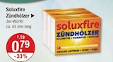 Zündhölzer von soluxfire für 0,79 € bei V-Markt im Angebot Zündhölzer von soluxfire im aktuellen V-Markt Prospekt