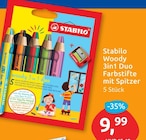Woody 3in1 Duo Farbstifte mit Spitzer von Stabilo für 9,99 € bei budni im Angebot Woody 3in1 Duo Farbstifte mit Spitzer von Stabilo im aktuellen budni Prospekt
