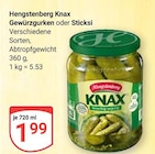 GLOBUS - Knax Gewürzgurken Angebot im Prospekt Knax Gewürzgurken bei GLOBUS im Prospekt "" für 1,99 €