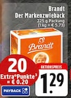 EDEKA Mettingen - Der Markenzwieback Angebot im Prospekt Der Markenzwieback bei EDEKA im Mettingen Prospekt für 1,29 €