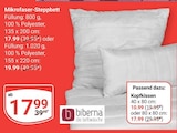 Mikrofaser-Steppbett im Angebot bei GLOBUS in Halle Mikrofaser-Steppbett Angebote von biberna bei GLOBUS Halle für 10,99 €