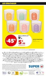 Offre Bougie dans le catalogue Super U du moment à la page 16
