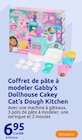 Coffret de pâte à modeler Cakey Cat's Dough Kitchen - Gabby's Dollhouse en promo chez Action Lille à 6,95 €