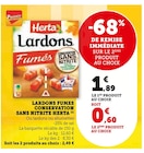 Promo Lardons fumés conservation sans nitrite à 0,60 € dans le catalogue Super U à Châteaubourg