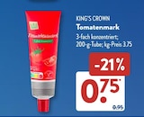 Tomatenmark von KING'S CROWN im aktuellen ALDI SÜD Prospekt für 0,75 €