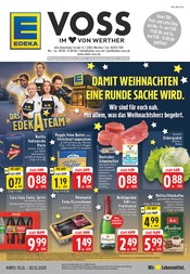EDEKA Supermarkt Prospekt der aktuellen Woche mit 30 Seiten, gültig von 15.12.2025 bis 20.12.2025, in Spenge und Umgebung Aktueller EDEKA Supermarkt Prospekt in Spenge und Umgebung, "Aktuelle Angebote" mit 30 Seiten, 15.12.2025 - 20.12.2025