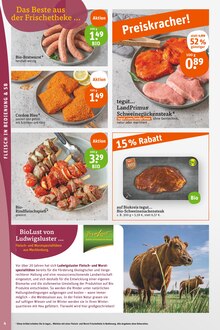 Schweinenackensteak Angebot im aktuellen tegut Prospekt auf Seite 4