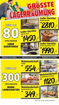 Sitzmöbel im Polstermöbel Fischer Prospekt "UNSERE GRÖSSTE LAGERRLAGERRÄUMUNG" mit 14 Seiten (Heilbronn)