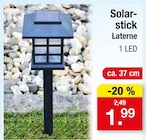 Solarstick Laterne Angebote bei Zimmermann Garbsen für 1,99 €