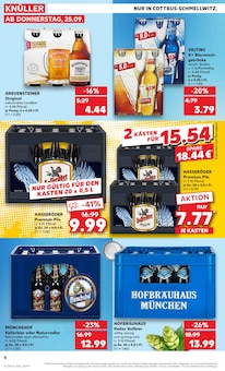 Veltins im Kaufland Prospekt "EXTRA-ANGEBOTE" mit 8 Seiten (Cottbus)