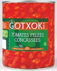 Tomates pelées concassées - GOTXOKI - Intermarché à Clermont-Ferrand Tomates pelées concassées - GOTXOKI en promo chez Intermarché Clermont-Ferrand à 1,40 €