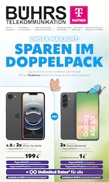 Telekom Partner Bührs Melle Prospekt für Lübbecke mit 8 Seiten Telekom Partner Bührs Melle Prospekt für Lübbecke: "UNSER MAILIGHT: SPAREN IM DOPPELPACK", 8 Seiten, 01.05.2025 - 31.05.2025