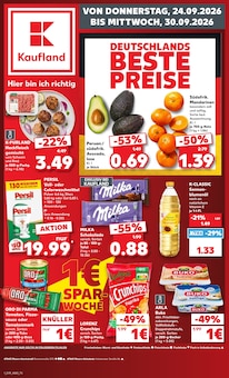Milka im Kaufland Prospekt "Hier bin ich richtig" mit 82 Seiten (Moers)