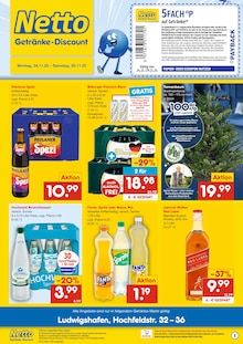 Netto Marken-Discount Mannheim Prospekt "DER ORT, AN DEM DU IMMER AUSGEZEICHNETE PREISE FINDEST." mit 2 Seiten