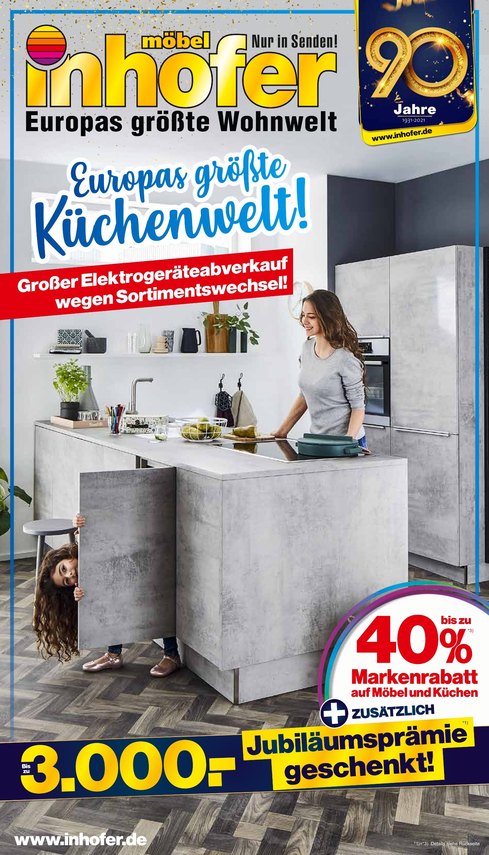 Möbel Inhofer Prospekt für Coburg mit 10 Seiten Möbel Inhofer Prospekt für Coburg: "Europas größte Küchenwelt!", 10 Seiten, 14.10.2021 - 23.10.2021