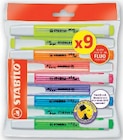 9 surligneurs swing cool fluo - STABILO en promo à 2,62 € chez Super U 9 surligneurs swing cool fluo - STABILO dans le catalogue Super U