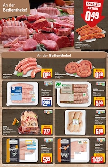 Fleisch im REWE Prospekt "Dein Markt" mit 38 Seiten (Jena)