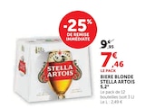 Bière Blonde 5,2° - Stella Artois en promo chez U Express La Roche-sur-Yon à 7,46 €