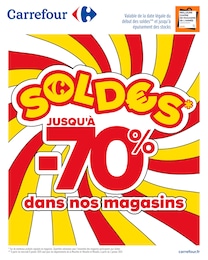 Catalogue Carrefour en cours à Ligsdorf et aux alentours : «SOLDES» avec 18 pages, valable du 08/01/2025 au 04/02/2025