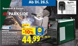 Inverter-Schweißgerät im Angebot bei Lidl in Chemnitz Inverter-Schweißgerät Angebote von PARKSIDE bei Lidl Chemnitz für 44,99 €