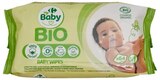Lingettes Bio Sans Parfum - CARREFOUR BABY BIO en promo chez Carrefour Biarritz à 2,46 €