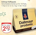Kaffeepads Angebote von Dallmayr bei GLOBUS Braunschweig für 2,22 €
