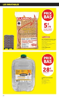 Promotion Cheminée dans le prospectus Super U, valable du 20/10/2026 au 01/11/2026 Promo Cheminée dans le catalogue Super U du moment à la page 26