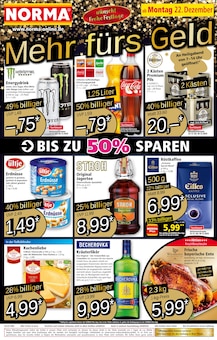 Energydrink im aktuellen Norma Prospekt (Dinslaken) Energydrink im Norma Prospekt "Mehr fürs Geld" mit 12 Seiten (Dinslaken)