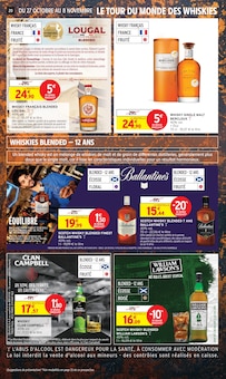 Promotion Whisky Japonais dans le prospectus Intermarché Super, valable du 27/10/2026 au 08/11/2026 Promo Whisky Japonais dans le catalogue Intermarché Super du moment à la page 20