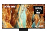 75 Zoll LED Fernseher im MediaMarkt Saturn Prospekt GQ75QN70F Mini LED / Neo QLED 4K TV (75 Zoll 189 cm, UHD 4K, SMART TV) von SAMSUNG im aktuellen MediaMarkt Saturn Prospekt für 1.199,00 €
