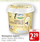 Weideglück Joghurt Angebote von Milchwerke bei EDEKA Karlsruhe für 2,29 €