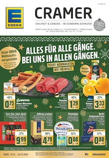 EDEKA Prospekt "Aktuelle Angebote" mit  Seiten (Sundern (Sauerland))