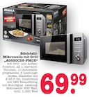 Edelstahl-Mikrowelle mit Grill AG820CD8-PM0E Angebote von EDEKA zuhause bei E center Rastatt für 69,99 €