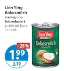 Kokosmilch cremig von Lien Ying im aktuellen V-Markt Prospekt für 1,99 €
