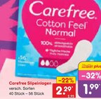 Slipeinlagen von Carefree im aktuellen Netto Marken-Discount Prospekt