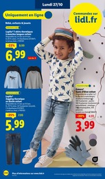 Prix et réduction Jogging dans le prospectus Lidl en cours Offre Jogging dans le catalogue Lidl du moment à la page 80