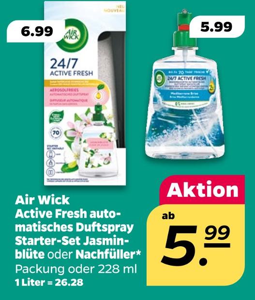 Active Fresh automatisches Duftspray Starter-Set Jasminblüte