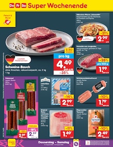 Schweinefleisch im aktuellen Netto Marken-Discount Prospekt (Oldenburg) Schweinefleisch im Netto Marken-Discount Prospekt "Aktuelle Angebote" mit 77 Seiten (Oldenburg)