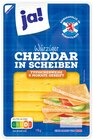 Cheddar in Scheiben von ja! im aktuellen REWE Prospekt für 2,19 €
