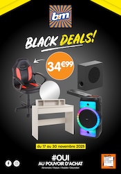Catalogue Meubles & Décorations B&M en cours à Morschwiller-le-Bas et alentours, "BLACK DEALS!", 14 pages, 17/11/2025 - 30/11/2025