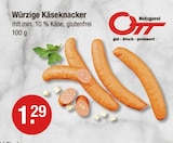 V-Markt Pentling - Würzige Käseknacker Angebot im Prospekt Würzige Käseknacker bei V-Markt im Pentling Prospekt für 1,29 €